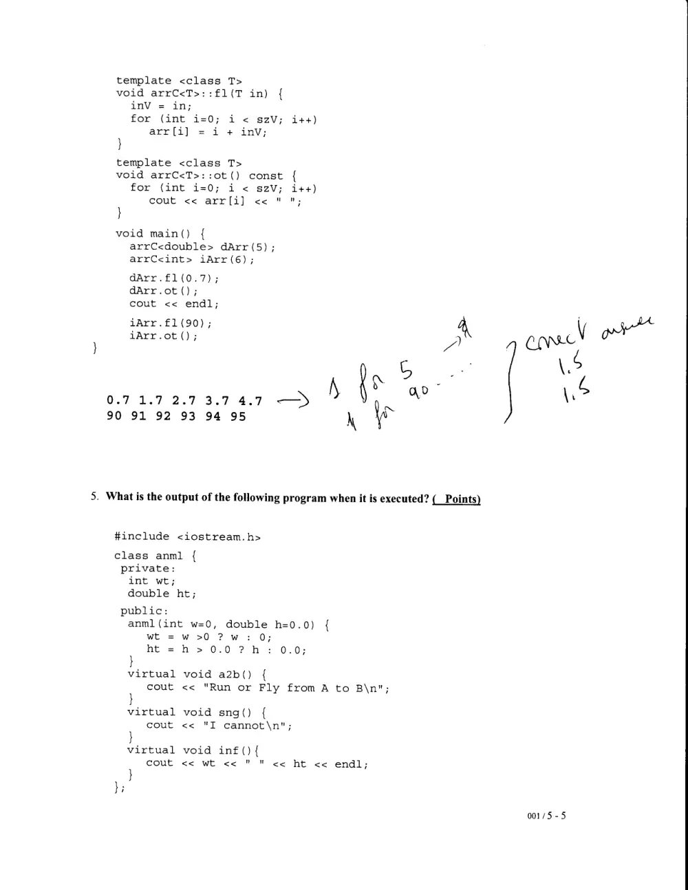 CSC 212 Final with Solution, Spring 2008, page 5