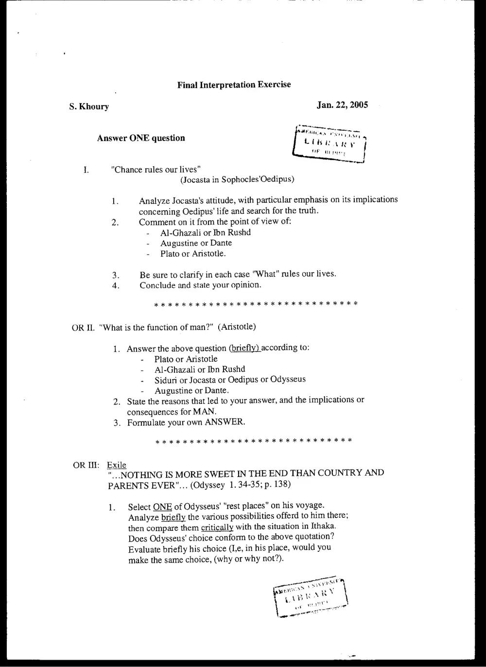 CVSP 201 Final, Fall 2004, page 1