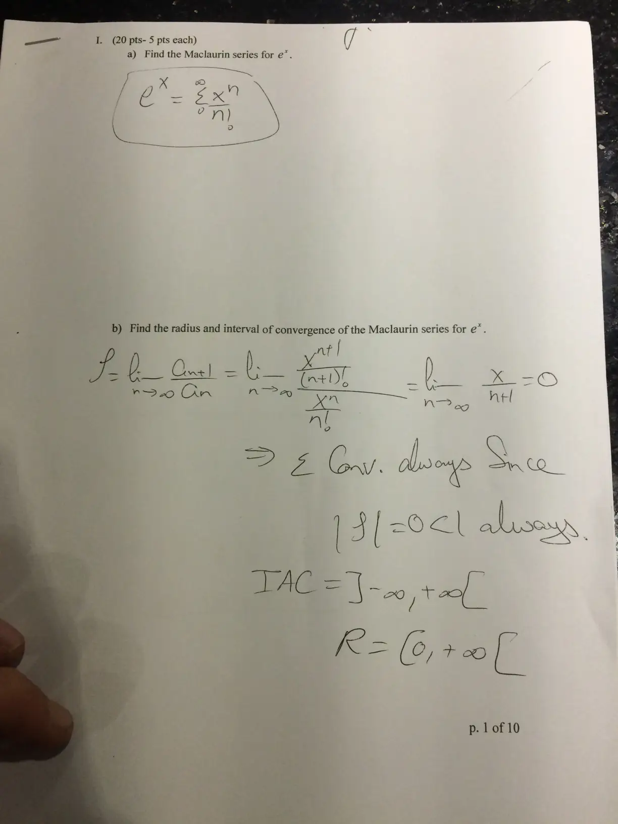 MAT 203 Problems Final Problems, Spring 2016, page 1