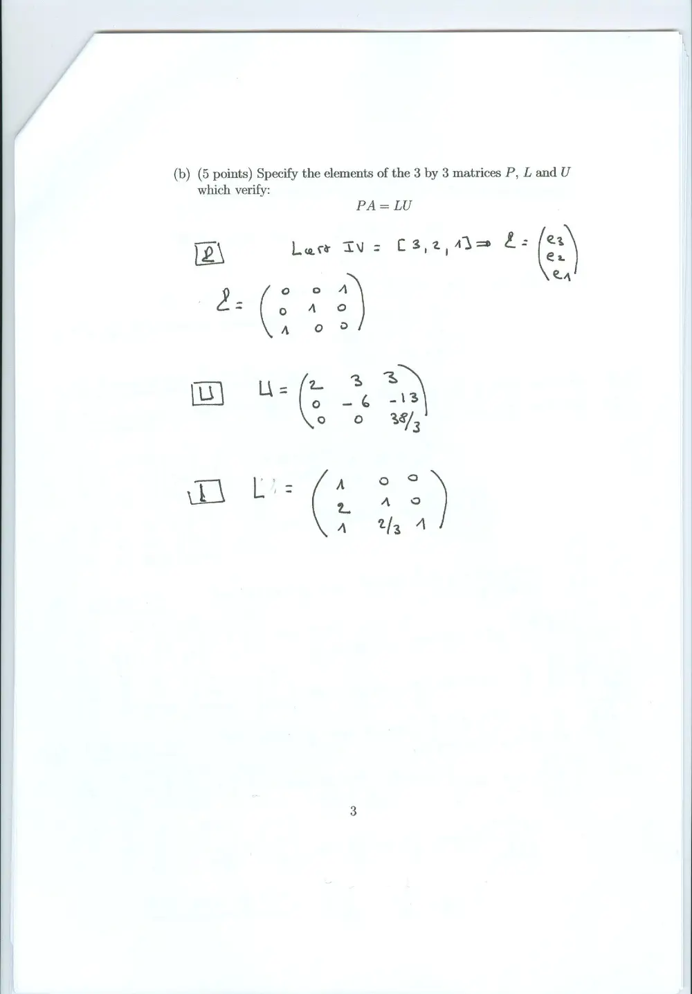 MATH 251 Exam 2 with Solution, Spring 2009, page 4
