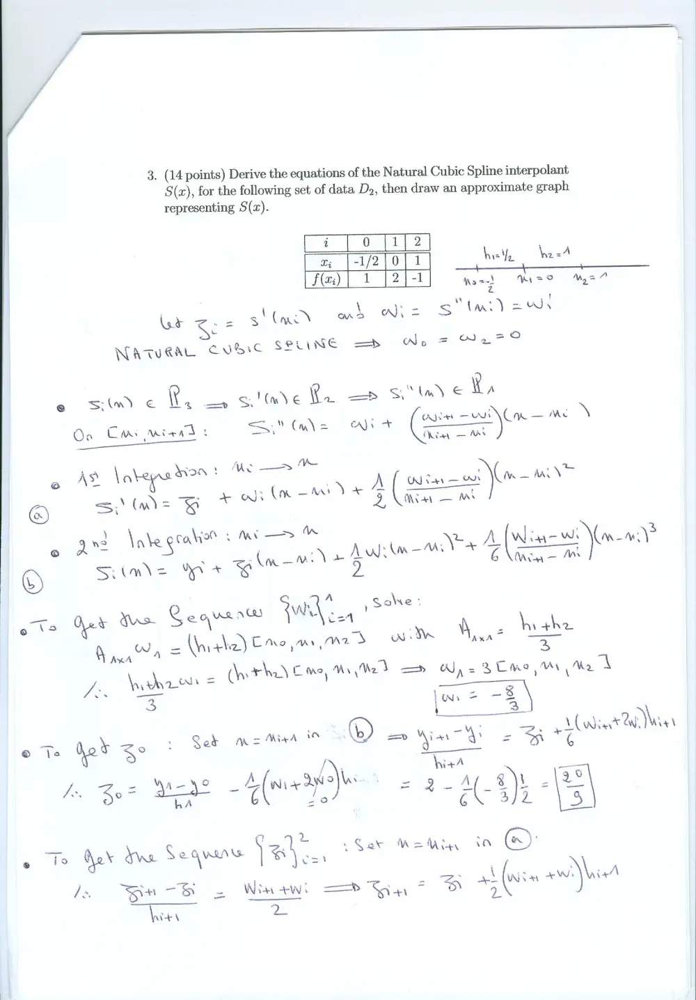 MATH 251 Exam 2 with Solution, Spring 2009, page 8