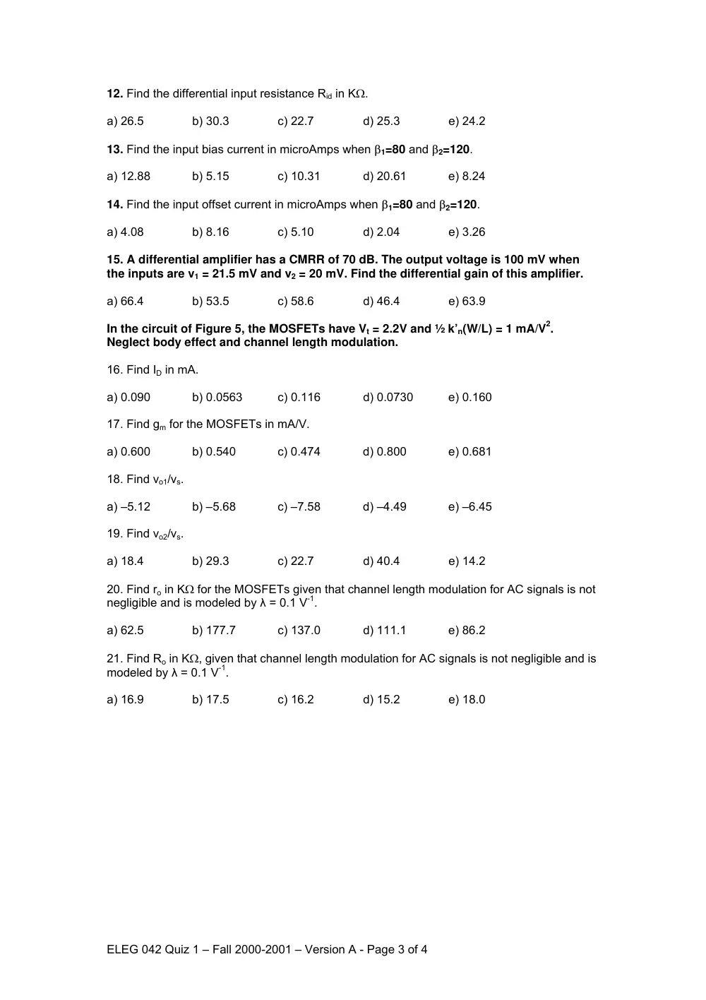 EECE 311 Exam, Fall 2000, page 3
