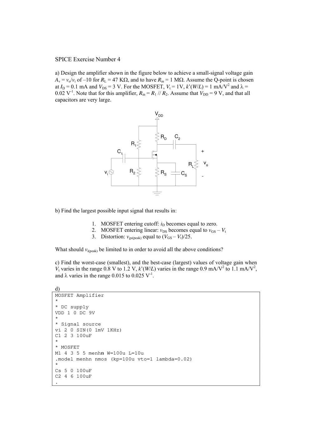 EECE 311 Tutorial PSPICE, Spring 2012, page 7