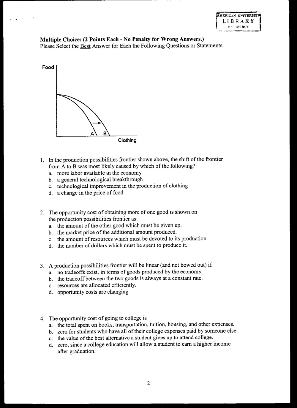 ECON 211 Midterm, Spring 2003, page 2