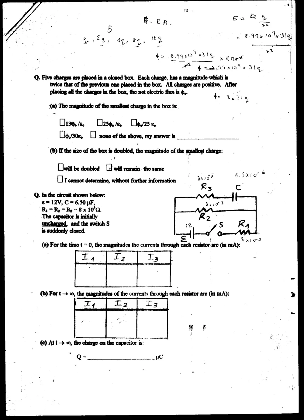PHYS 205 Final, Spring 2008, page 4