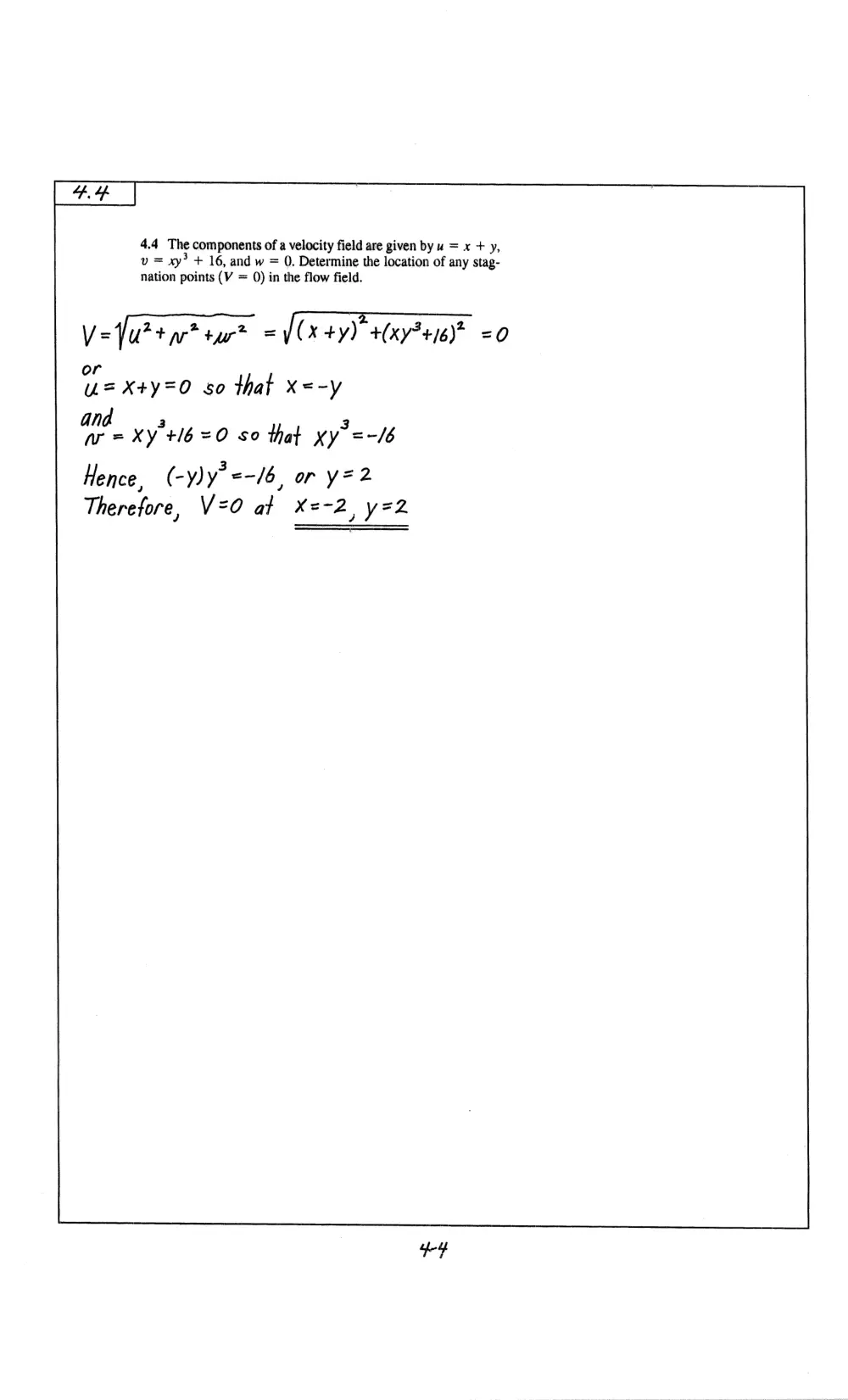MEN 321 Problems For Chapter 4 with Solution, Fall 2009, page 4