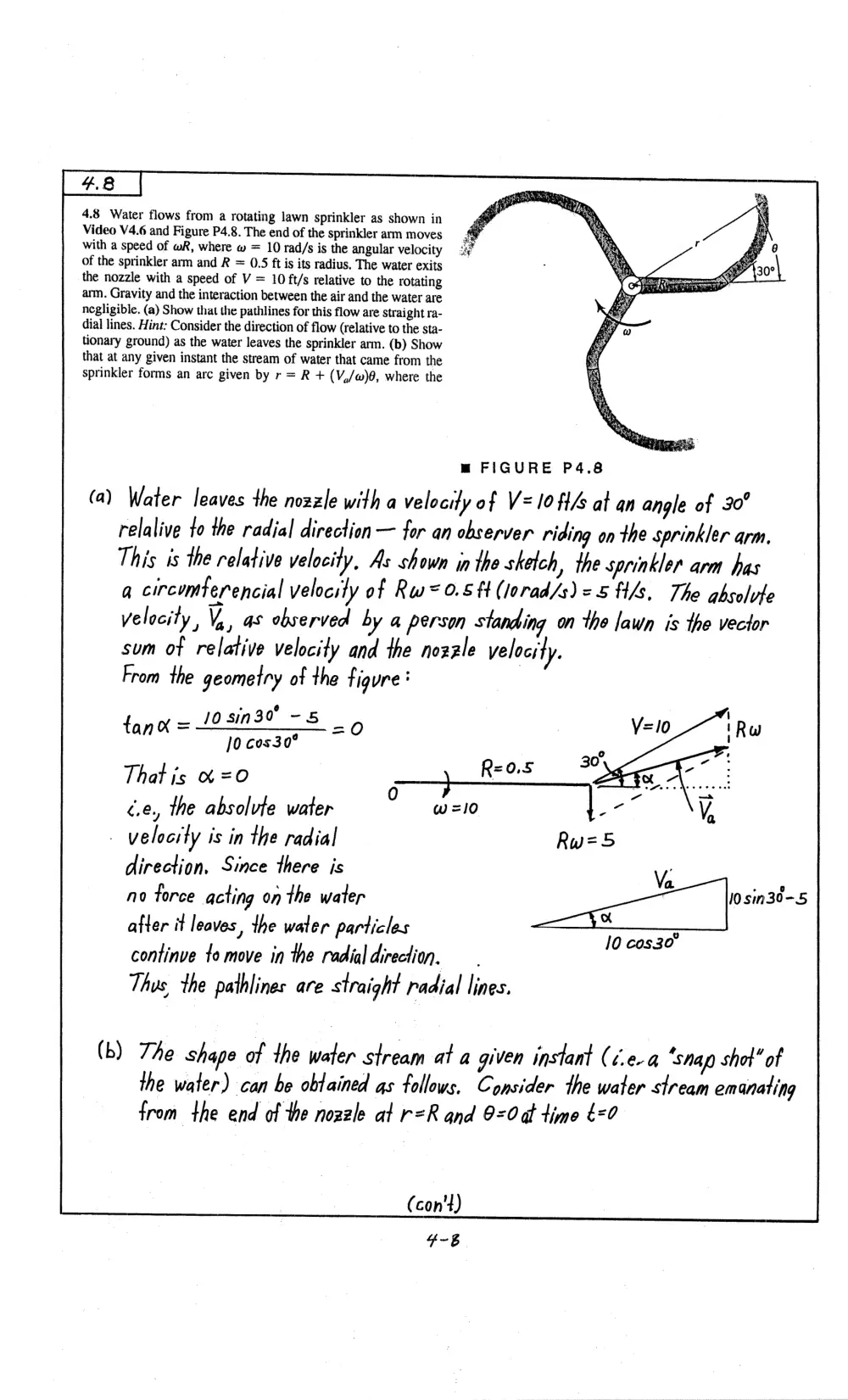 MEN 321 Problems For Chapter 4 with Solution, Fall 2009, page 8