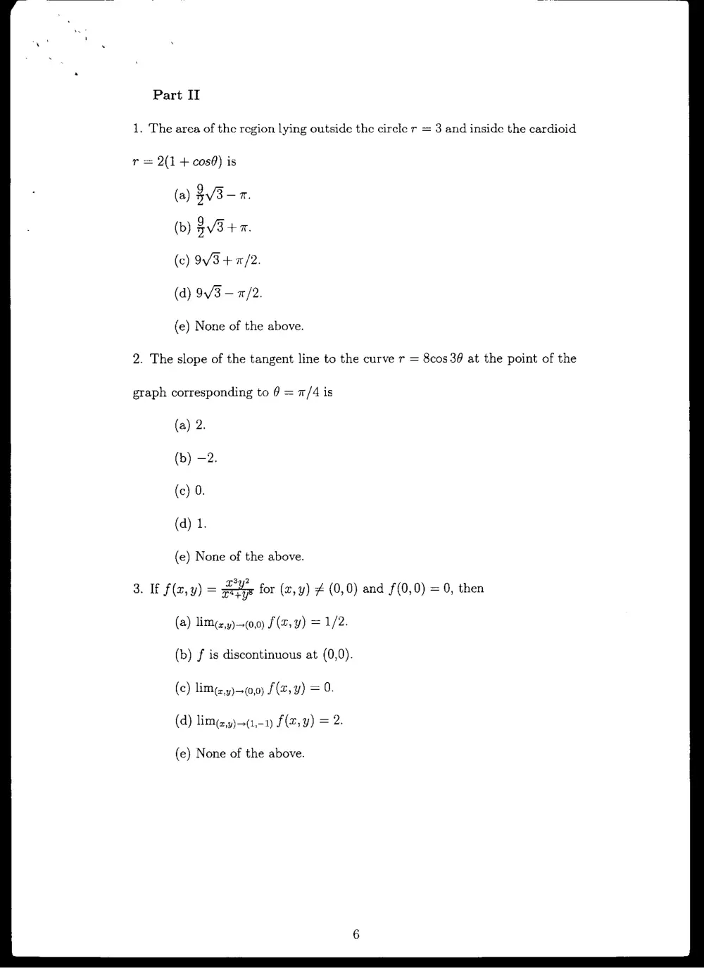 MATH 201 Final, Fall 1997, page 6