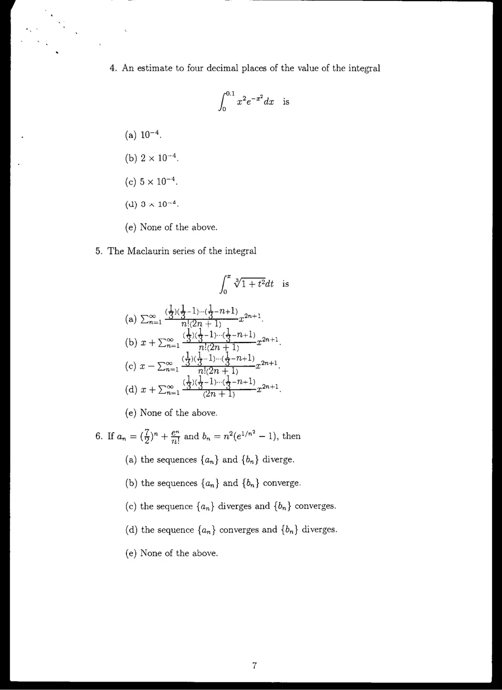 MATH 201 Final, Fall 1997, page 7