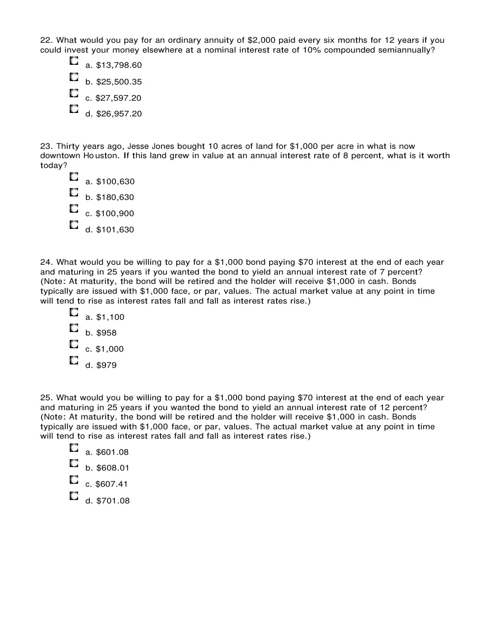 FINA 210 Problems Midterm, Spring 2013, page 5