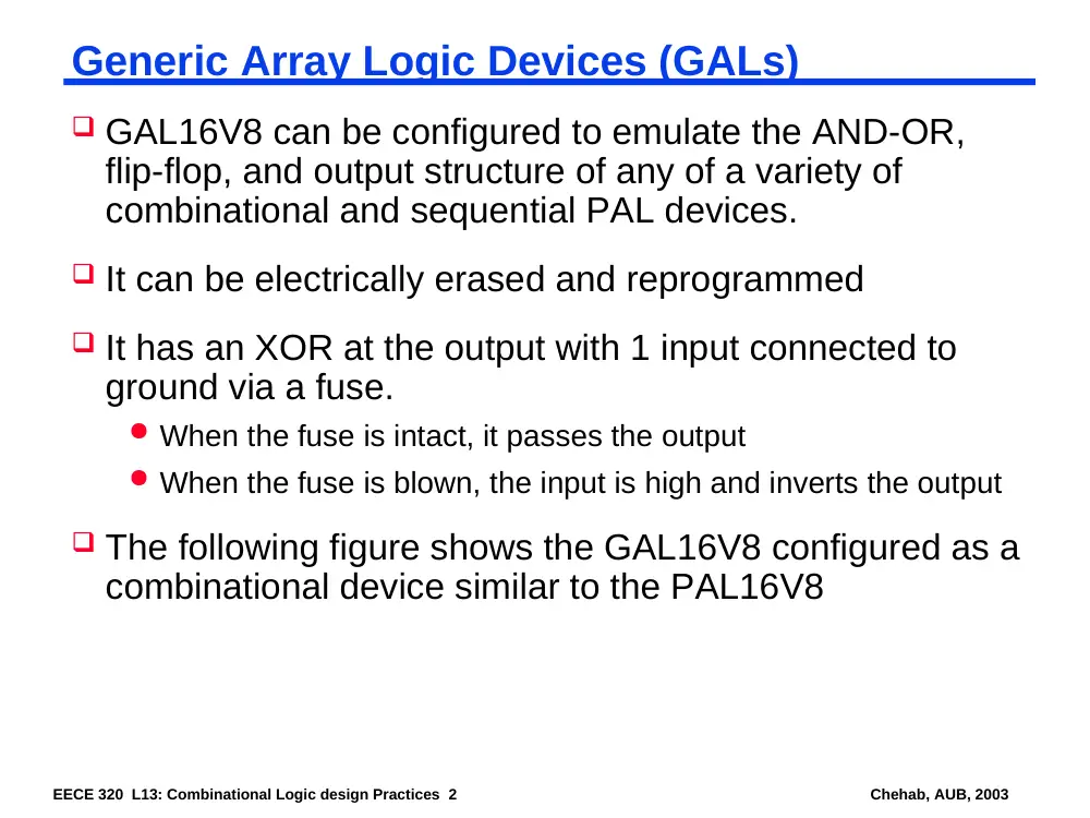 EECE 320 Lecture 13, Fall 2011, page 2