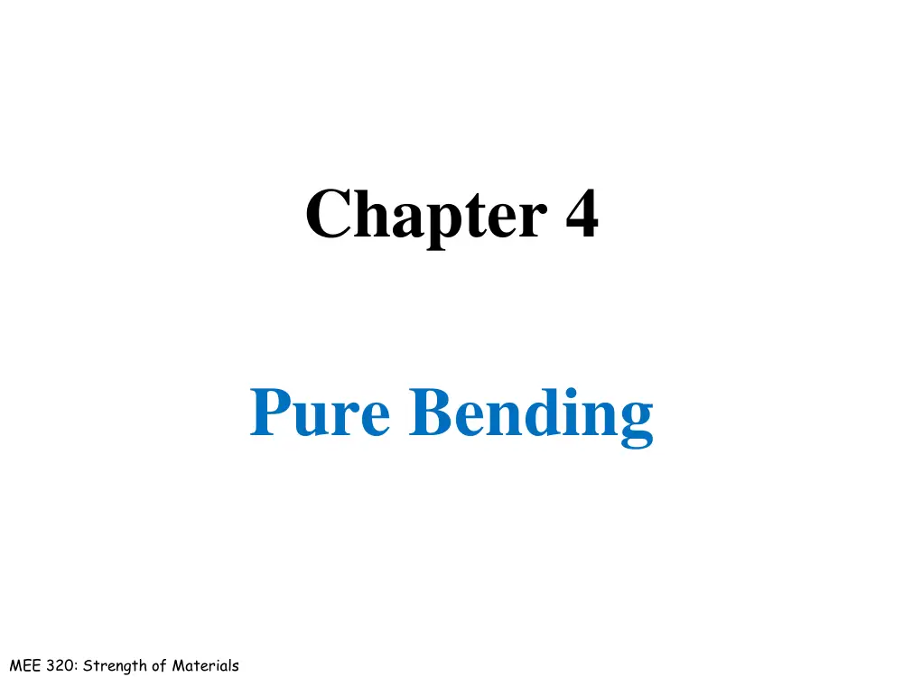 MEE 320 Chapter 4, Spring 2018, page 1