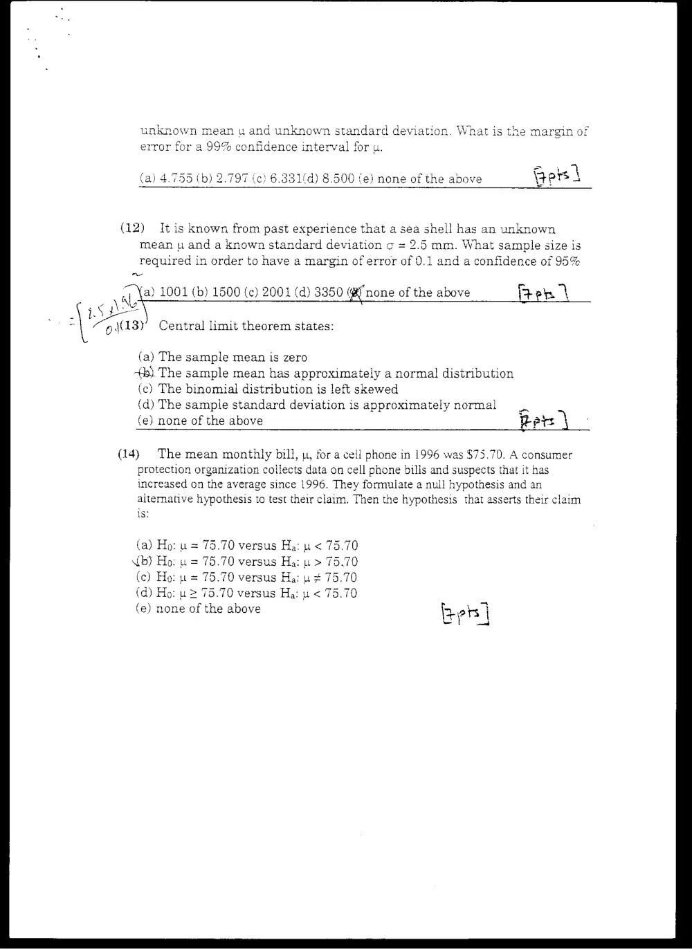 STAT 201 Final, Spring 2004, page 3