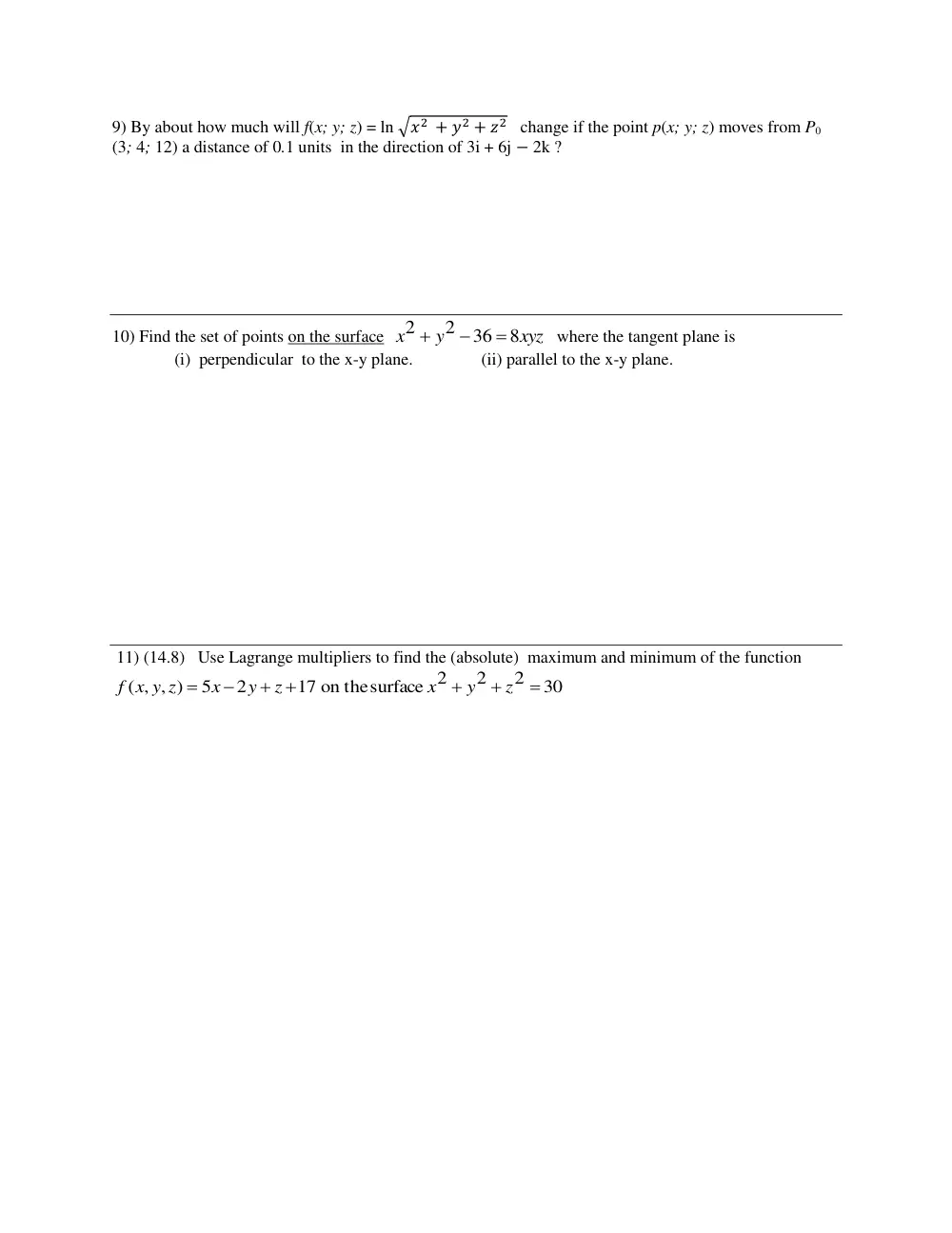 MATH 201 Exam 2, Fall 2014, page 4