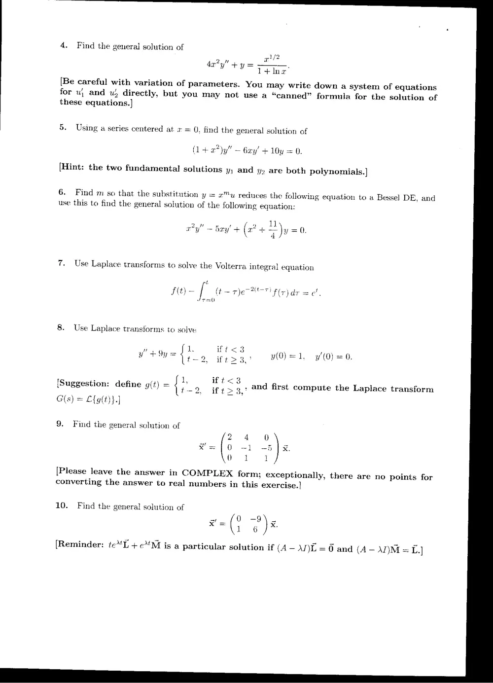 MATH 202 Final, Spring 2006, page 2
