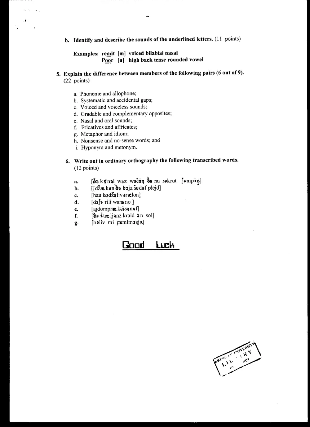 ENG 227 Final, Summer 2002, page 2