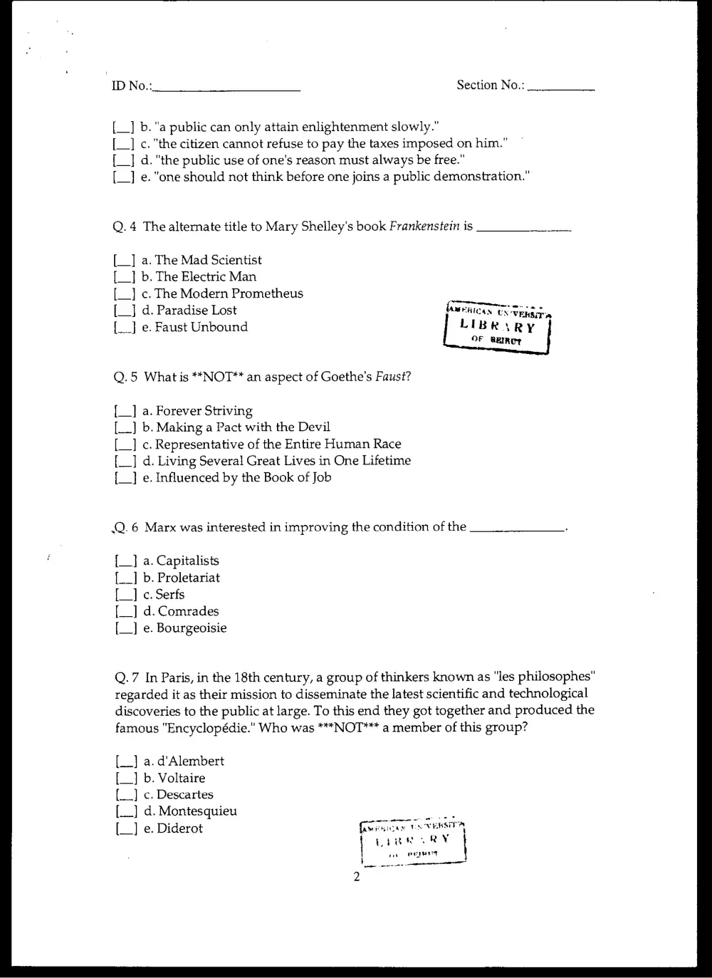 CVSP 203 Final, Spring 2005, page 2