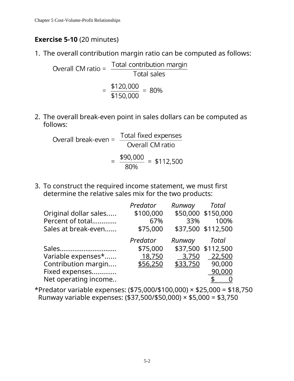 ACCT 215 Problems Solutions, Fall 2011, page 2