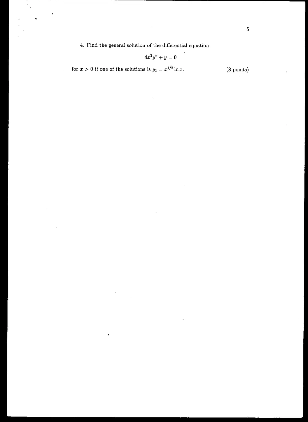 MATH 202 Exam 1, Spring 2005, page 5