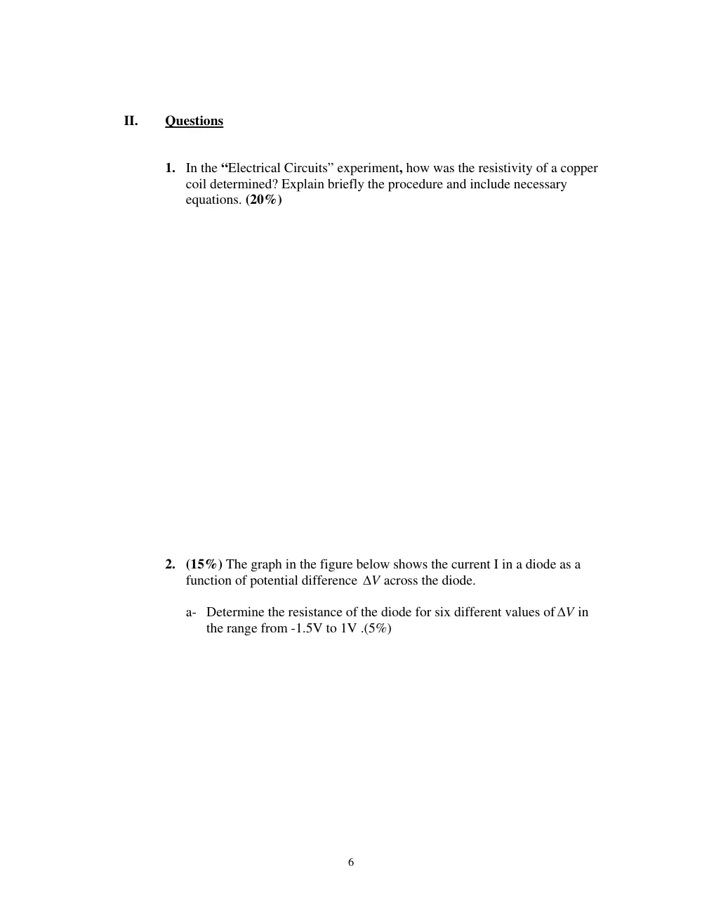 PHYS 211L Final, Fall 2007, page 6