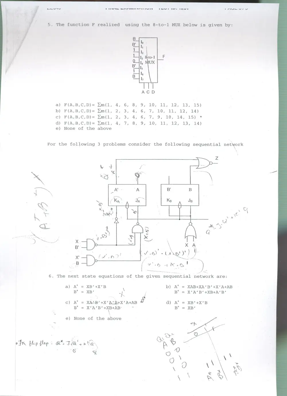 EECE 320 Final, Fall 2005, page 2