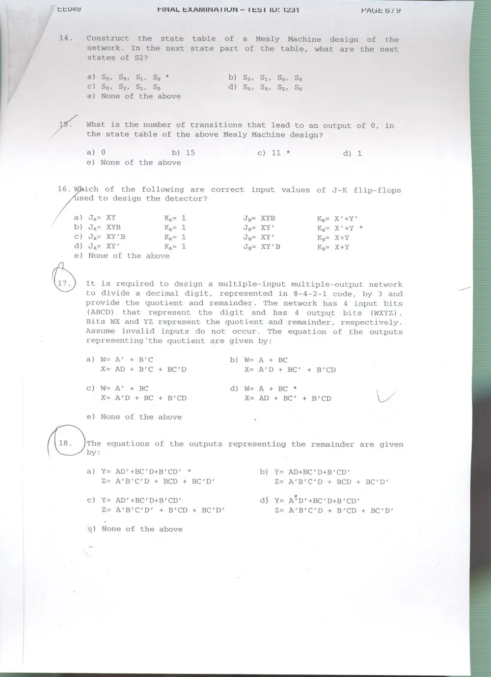 EECE 320 Final, Fall 2005, page 5
