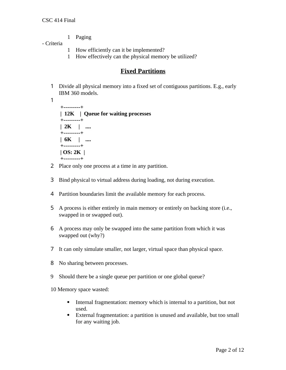 CSC 414 Notes, Spring 2007, page 2