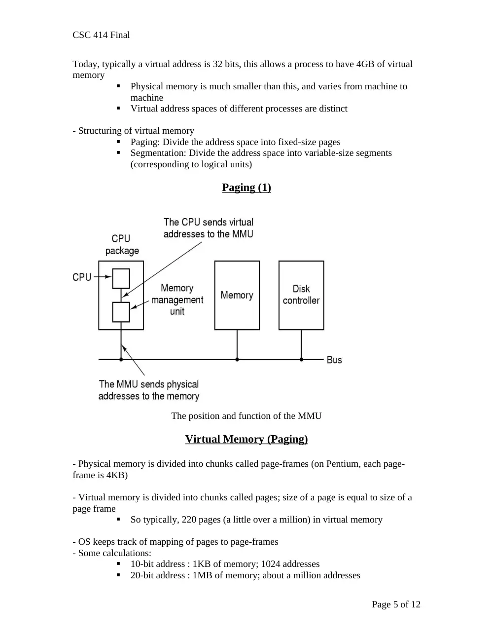 CSC 414 Notes, Spring 2007, page 5