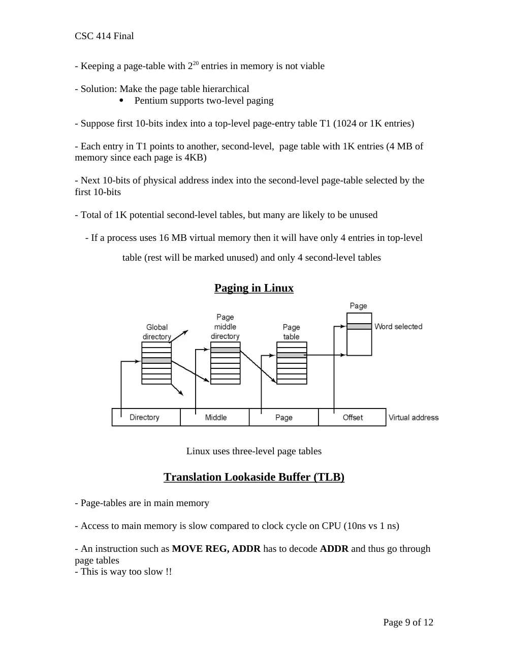 CSC 414 Notes, Spring 2007, page 9