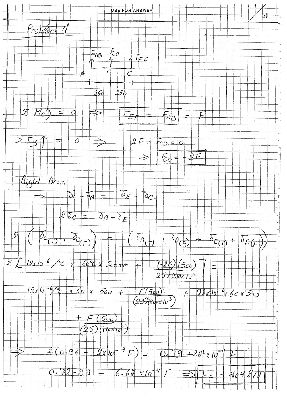 CIVE 310 Exam 1 Solution, Fall 2010, page 7