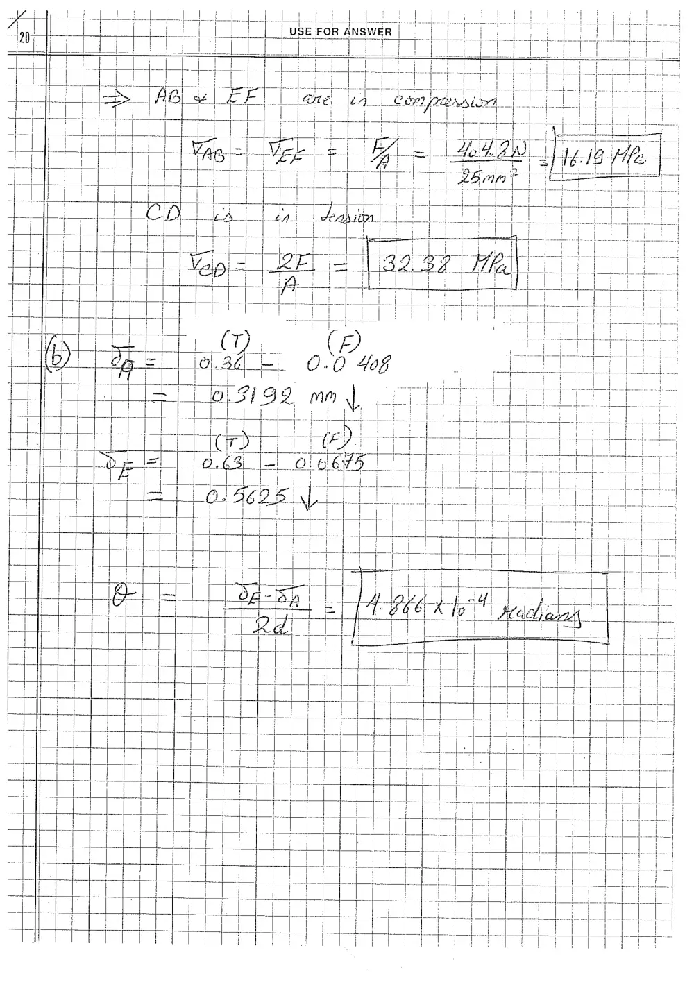 CIVE 310 Exam 1 Solution, Fall 2010, page 8