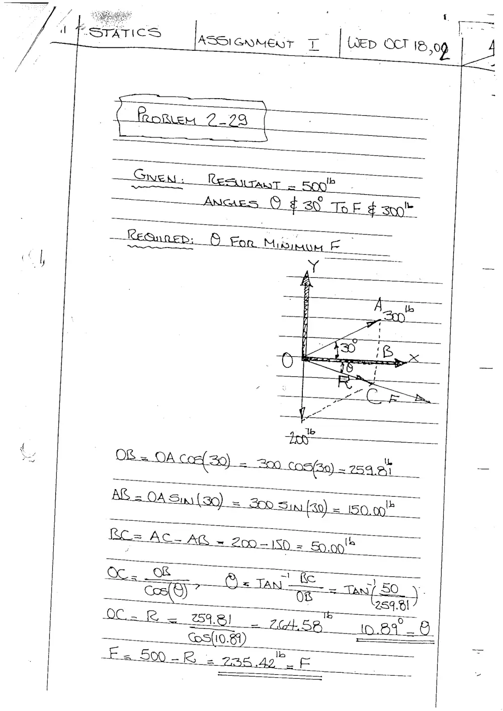 CIVE 210 Homework, Spring 2008, page 4