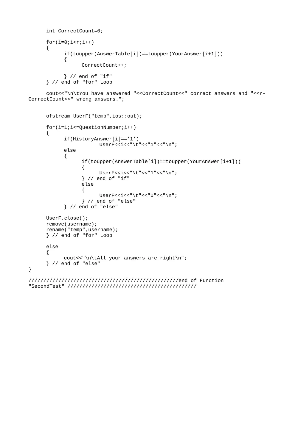 CSC 313 Code, Fall 2007, page 10