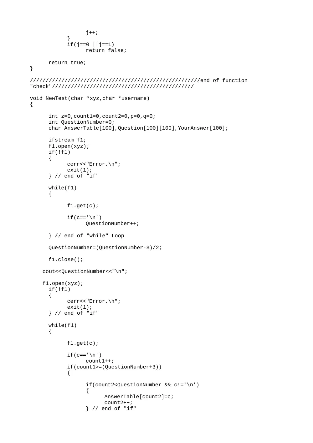 CSC 313 Code, Fall 2007, page 5