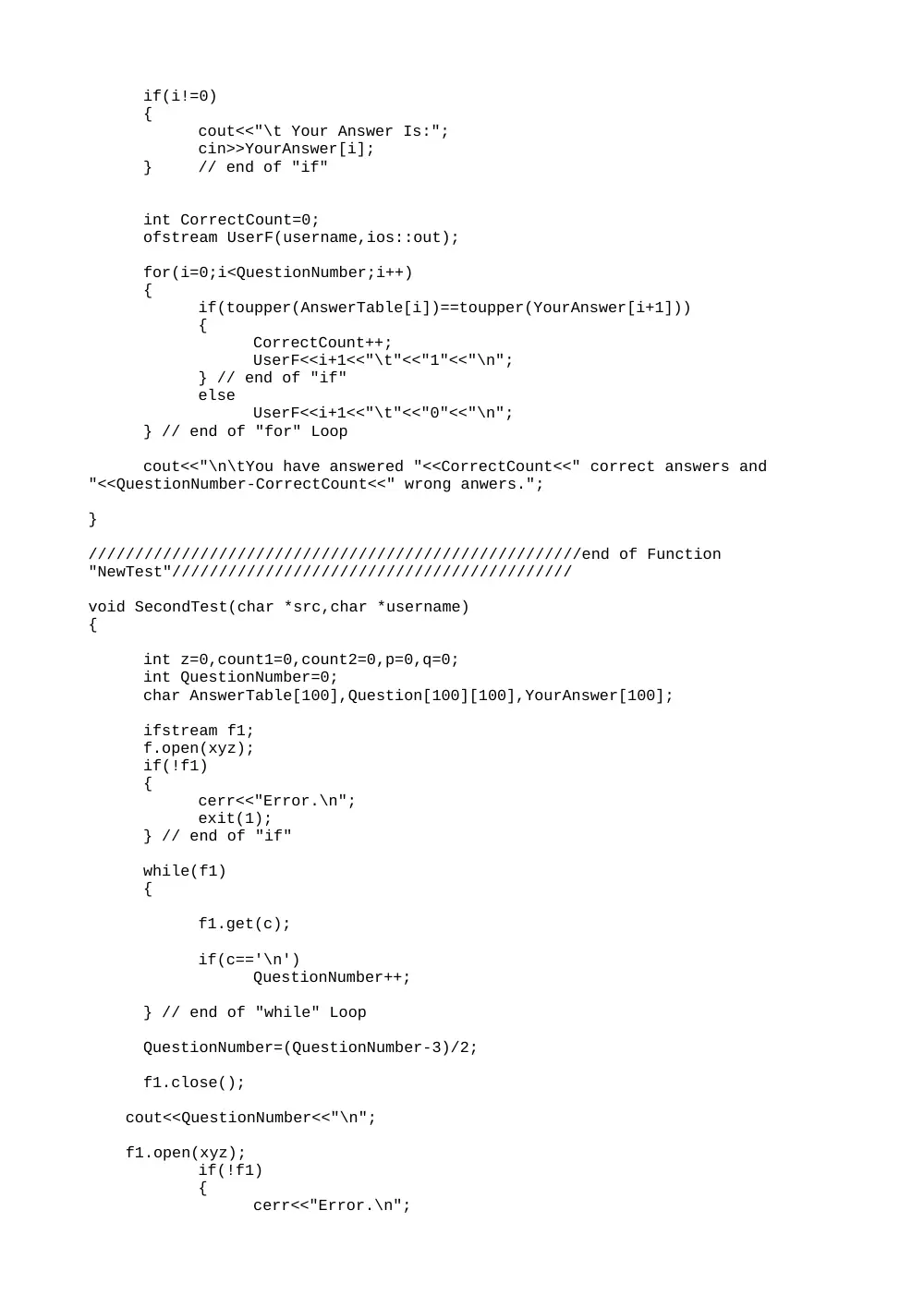 CSC 313 Code, Fall 2007, page 7