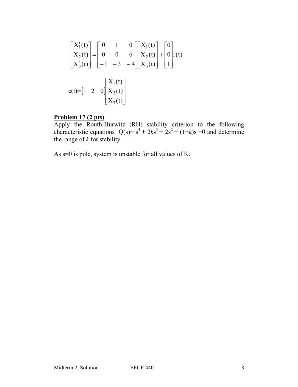 EECE 340 Midterm, Summer 2004, page 8