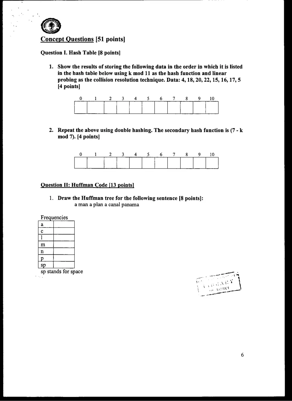 CMPS 212 Final, Fall 2004, page 6
