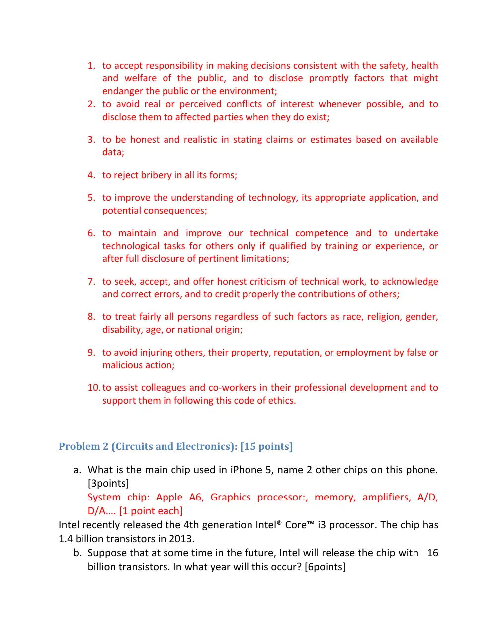 EECE 200 Homework 2 Solution (Fall 2013, Fall 2013, page 2