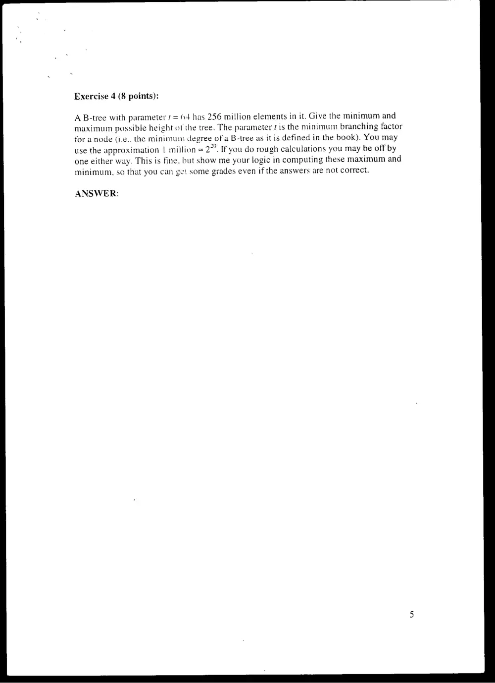 CMPS 256 Final, Fall 2001, page 5