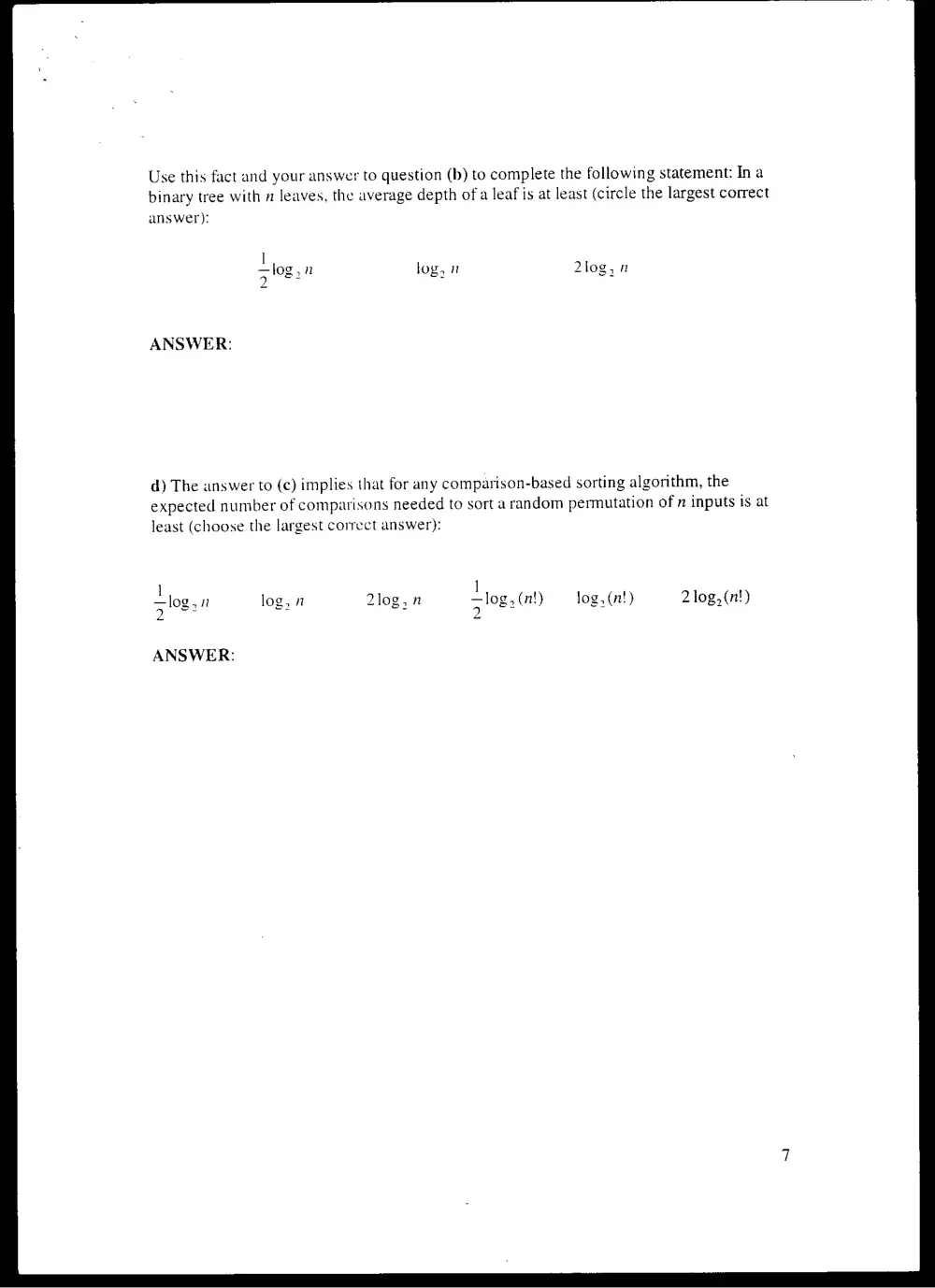 CMPS 256 Final, Fall 2001, page 7