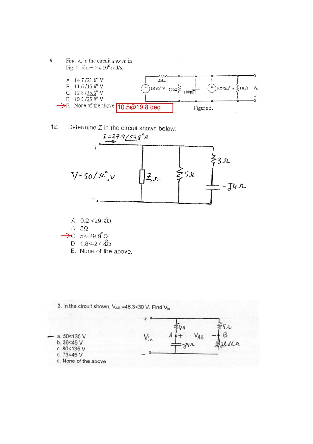 EECE 210 Problems, Fall 2010, page 4