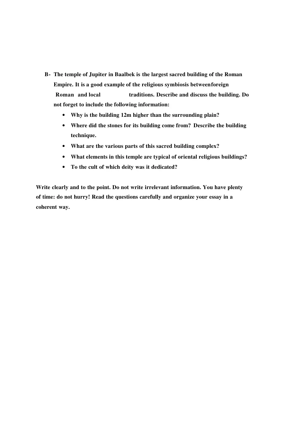 AROL 201 Final, Fall 2005, page 4