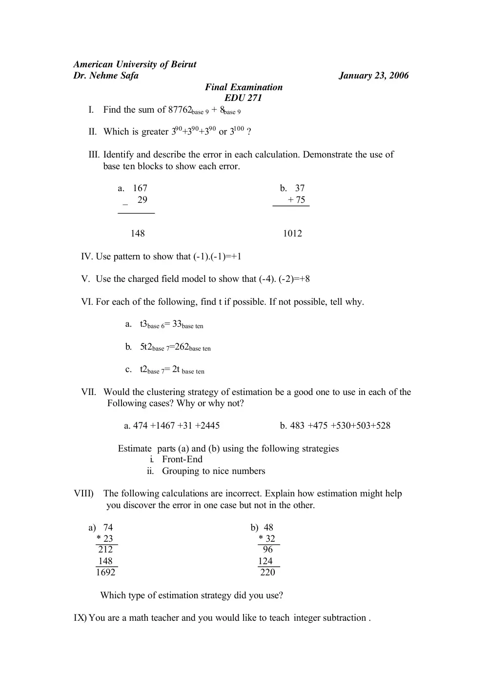 EDUC 271 Final, Fall 2005, page 1