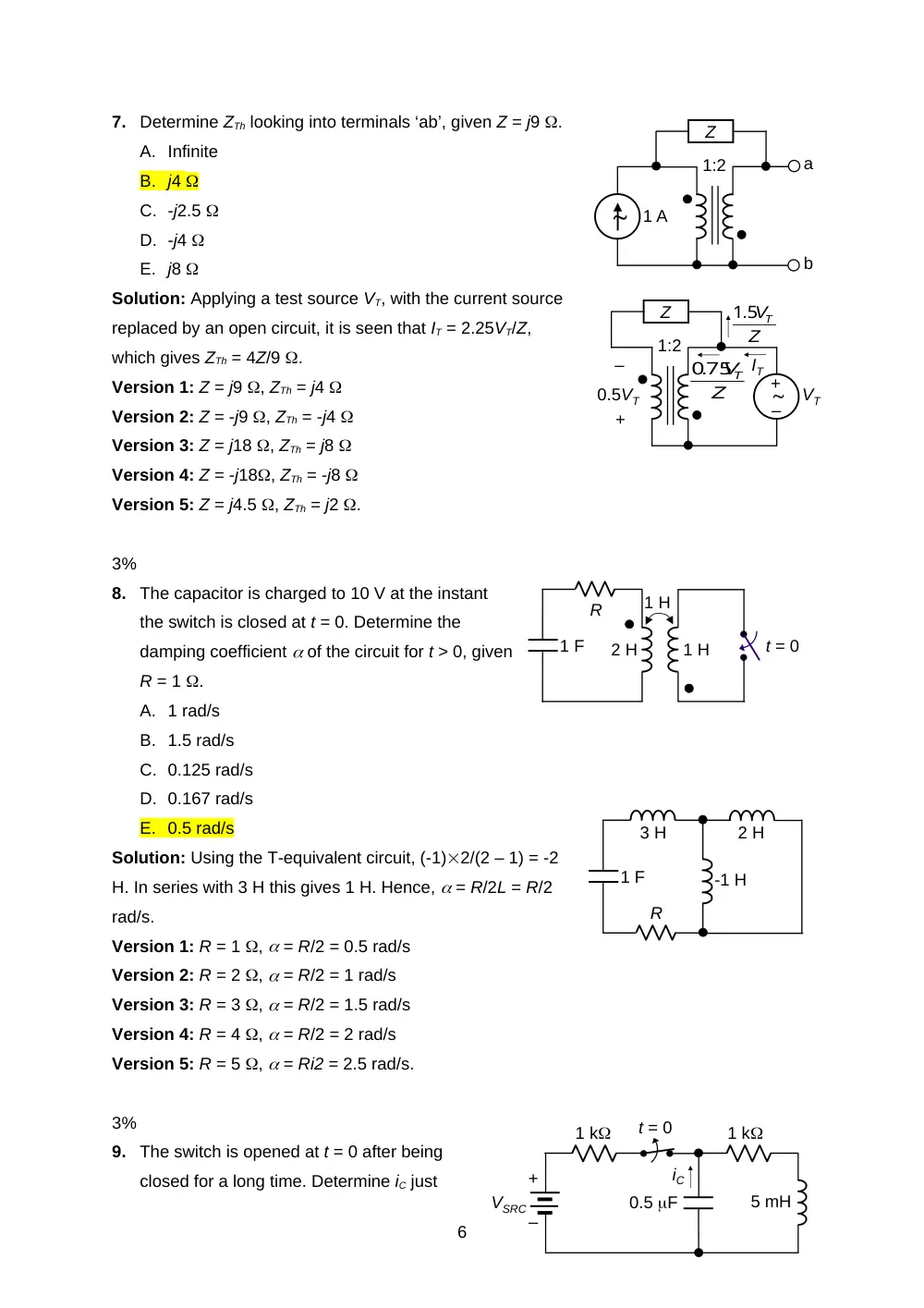 EECE 210 Final, Fall 2013, page 6