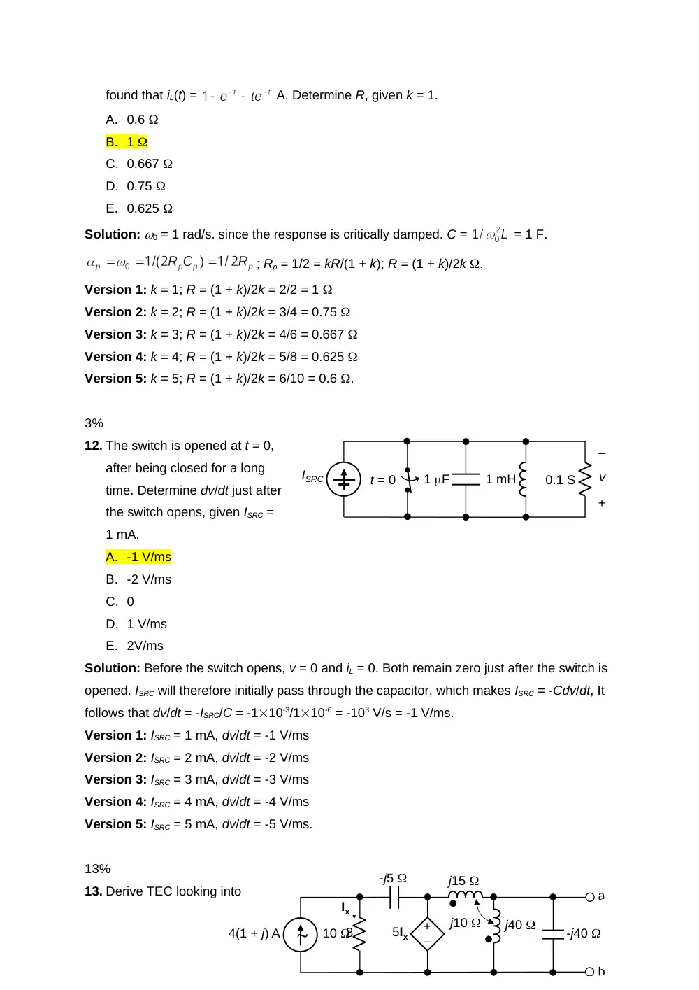 EECE 210 Final, Fall 2013, page 8