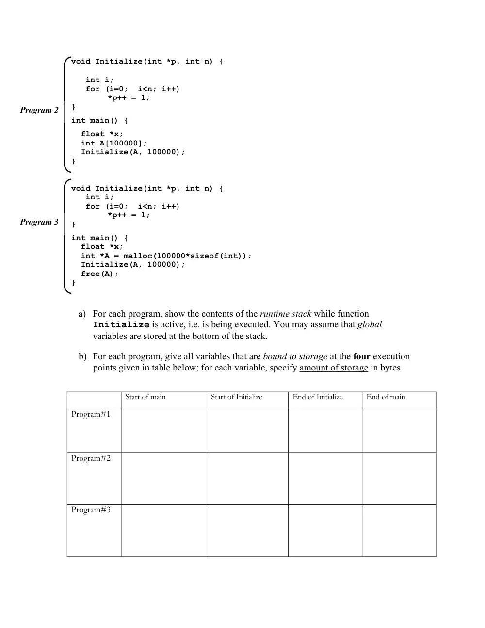 CMPS 258 Final, Fall 2005, page 3