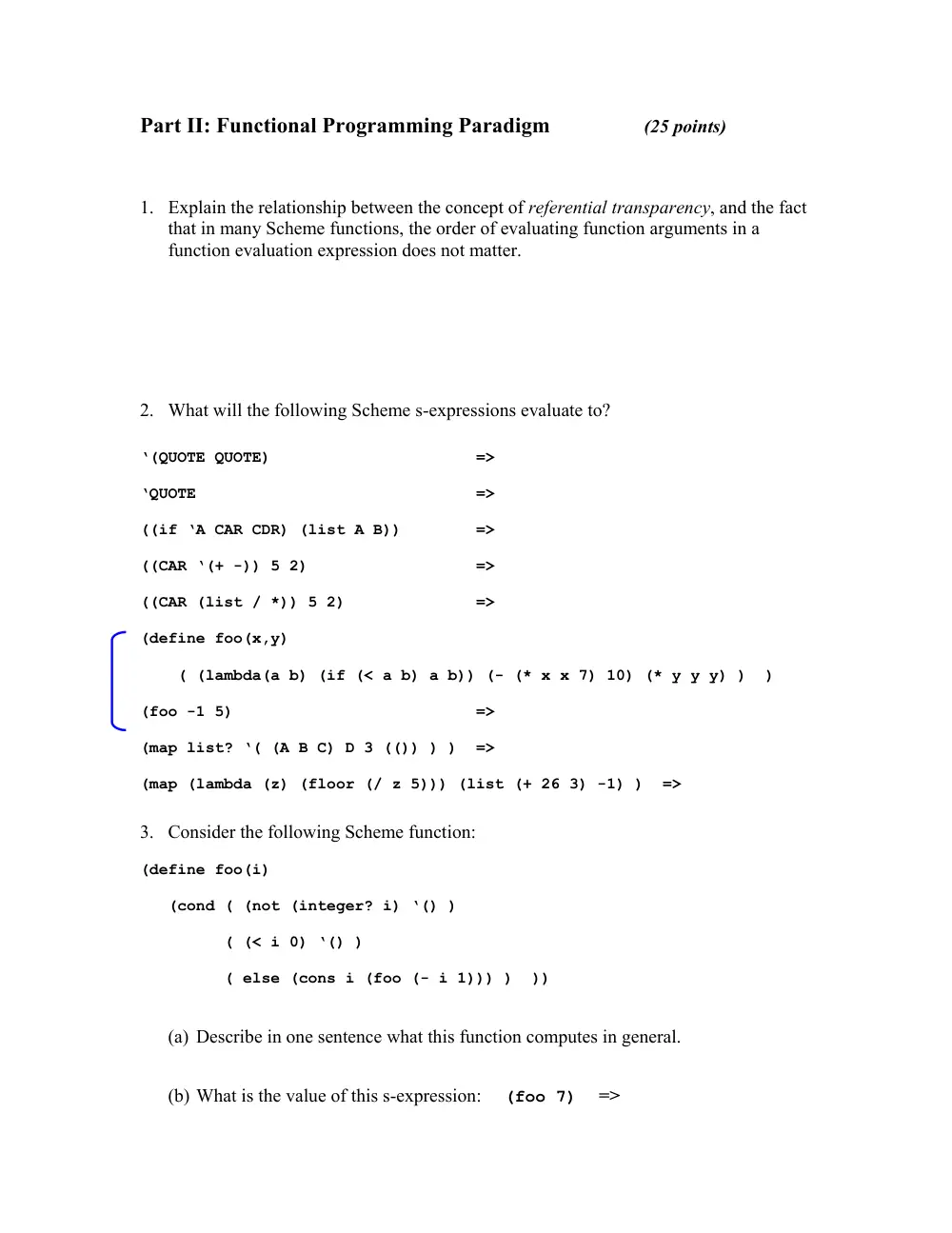 CMPS 258 Final, Fall 2005, page 4