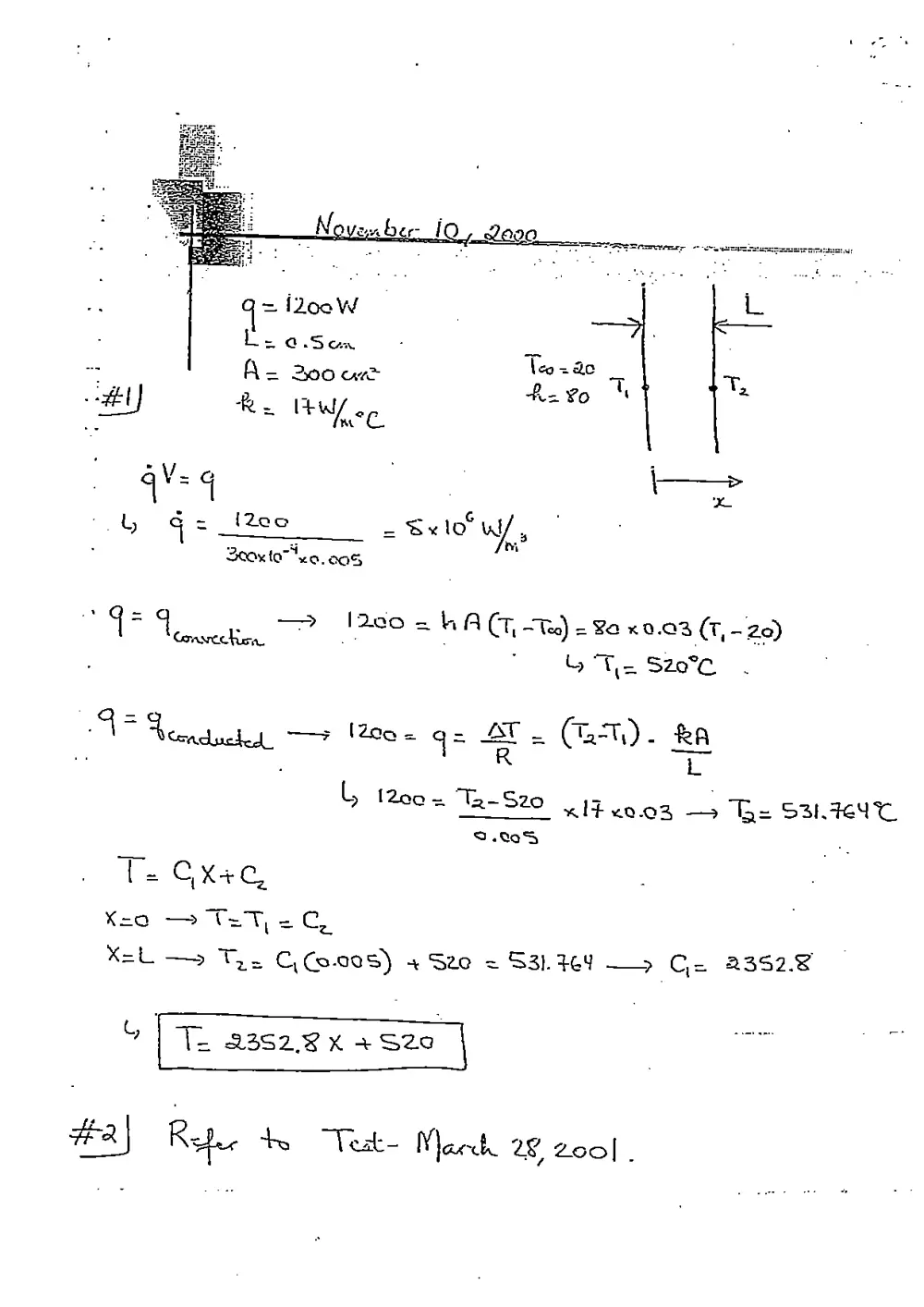 MEN 310 Exam 1 with Solution, Fall 2000, page 2