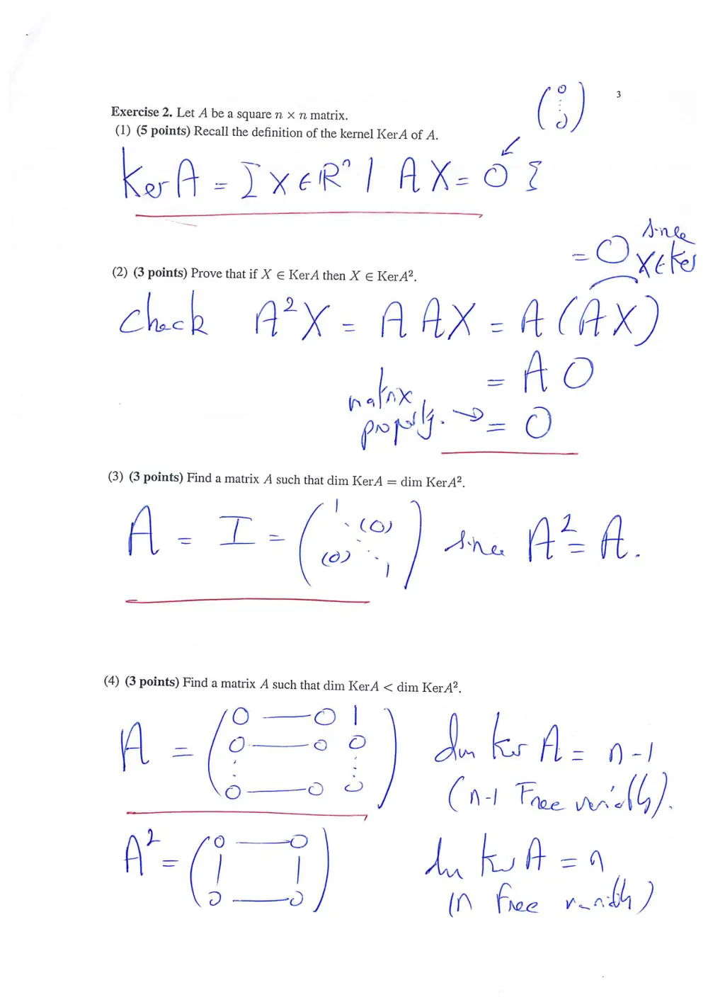 MATH 218 Exam 2 With Solution, Spring 2016, page 3