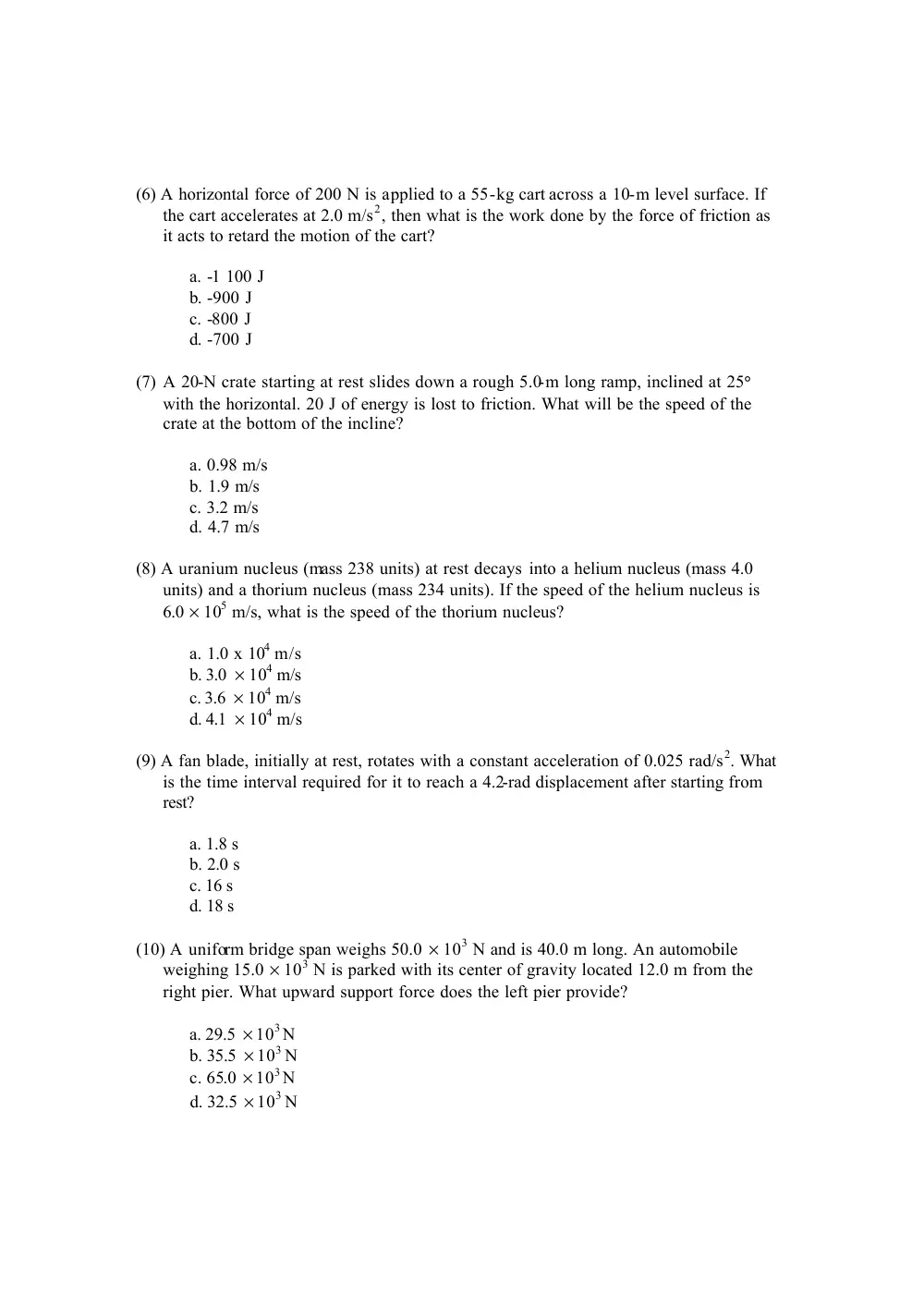 PHYS 103 Final, Fall 2005, page 3